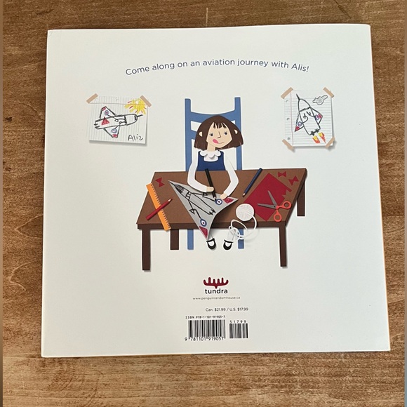 6/$30 Alis the Aviator by Danielle Metcalfe-Chenail hardcover book - Picture 2 of 3